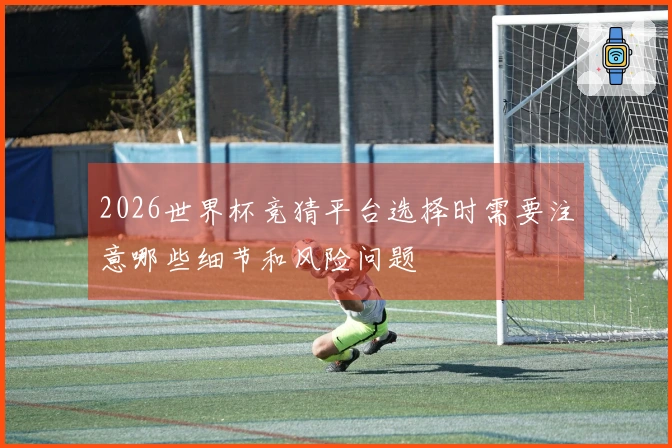 2026世界杯竞猜平台选择时需要注意哪些细节和风险问题